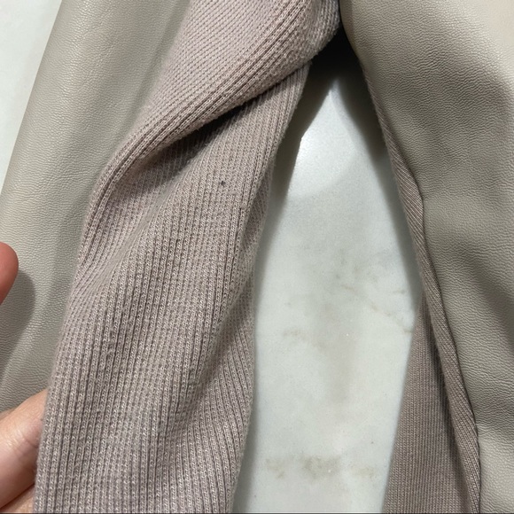 BLANKNYC faux leather cardigan jacket - Picture 3 of 4